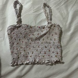 Floral Smocked Women's Top